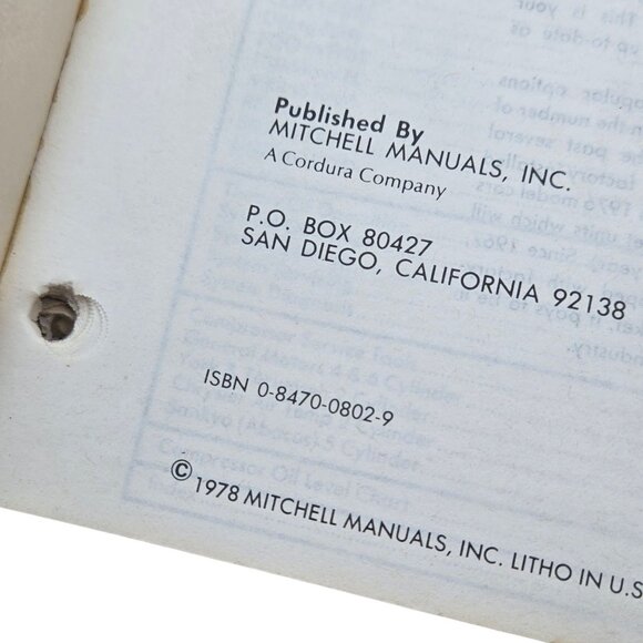 Automotive Air Conditioning Basic Service Training Manual 1978 Car mechanic - Picture 4 of 14